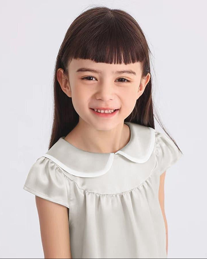 Kids Baby Girl Silk Nightgown