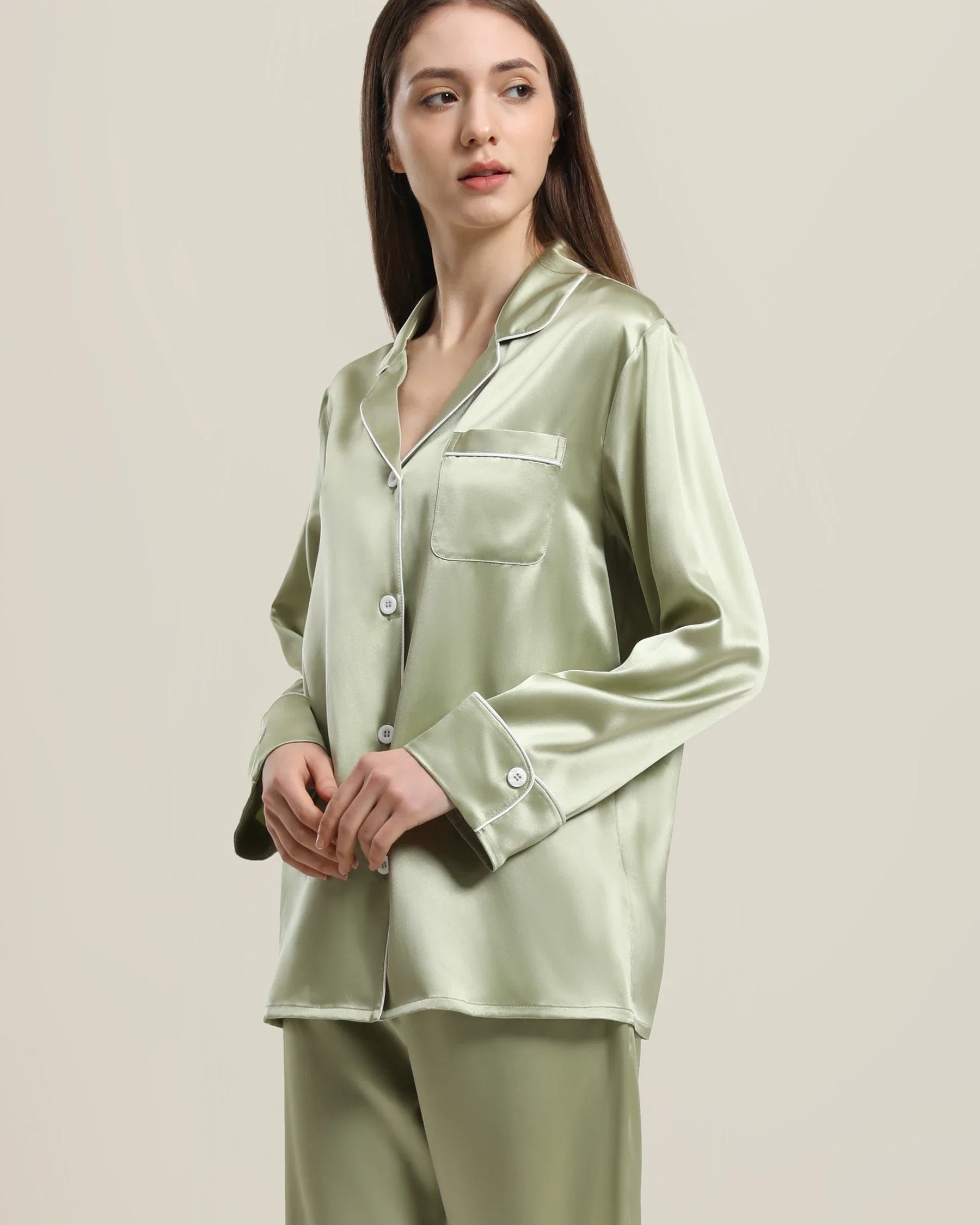 22 Momme Classic Silk Pajamas Set