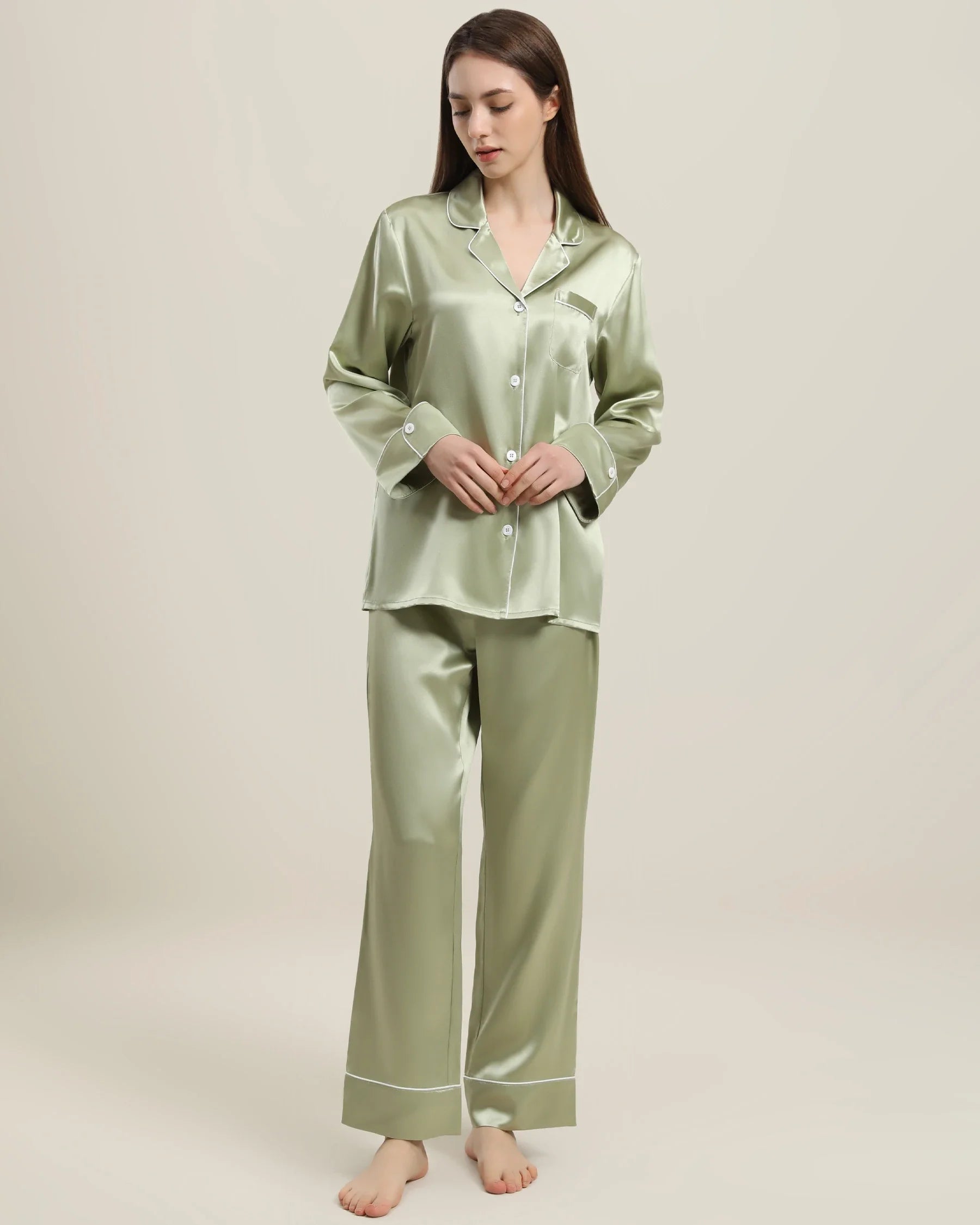 22 Momme Classic Silk Pajamas Set