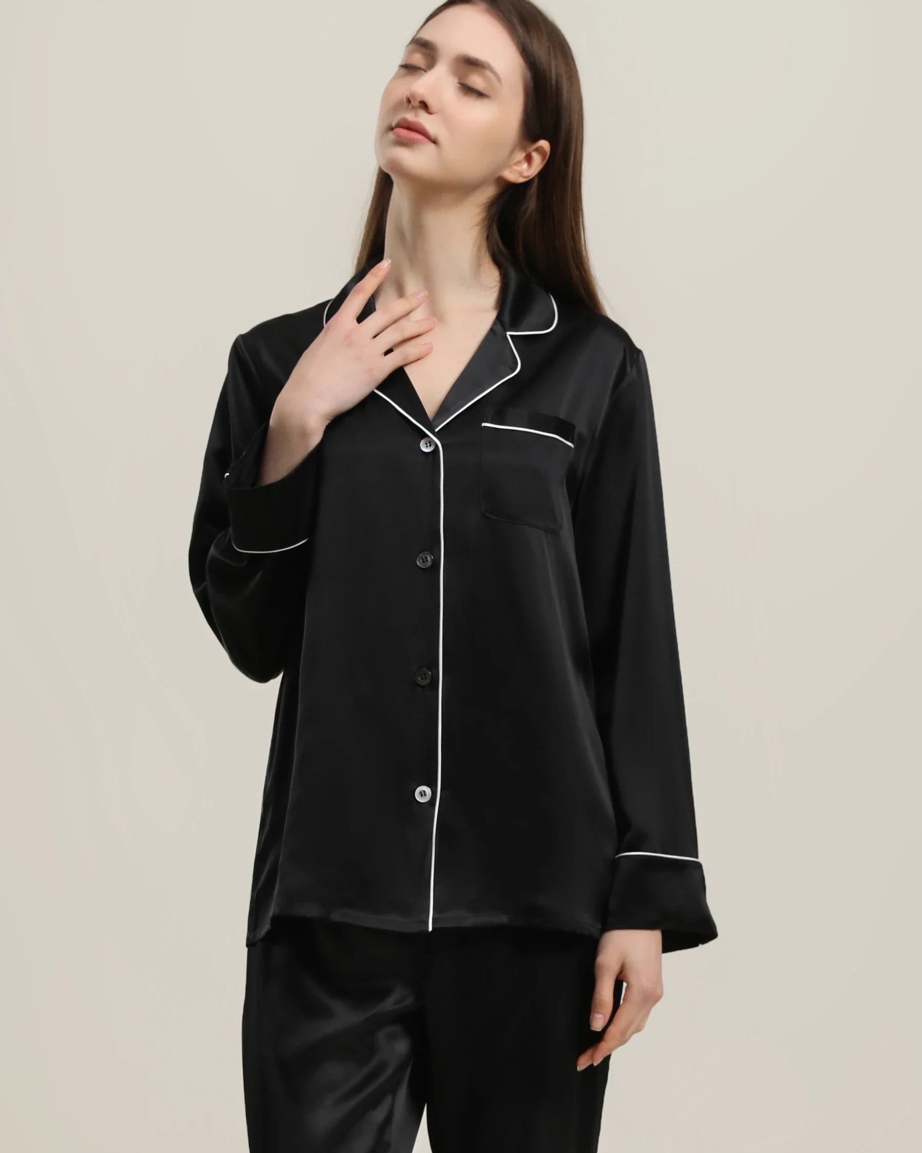 22 Momme Classic Silk Pajamas Set