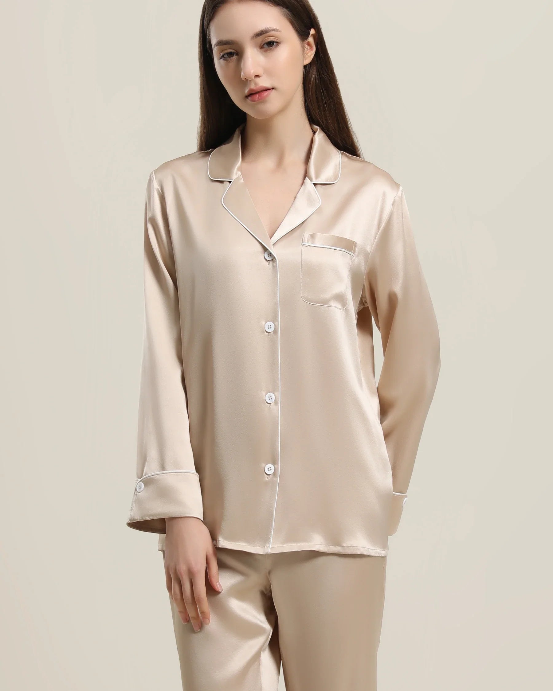22 Momme Classic Silk Pajamas Set