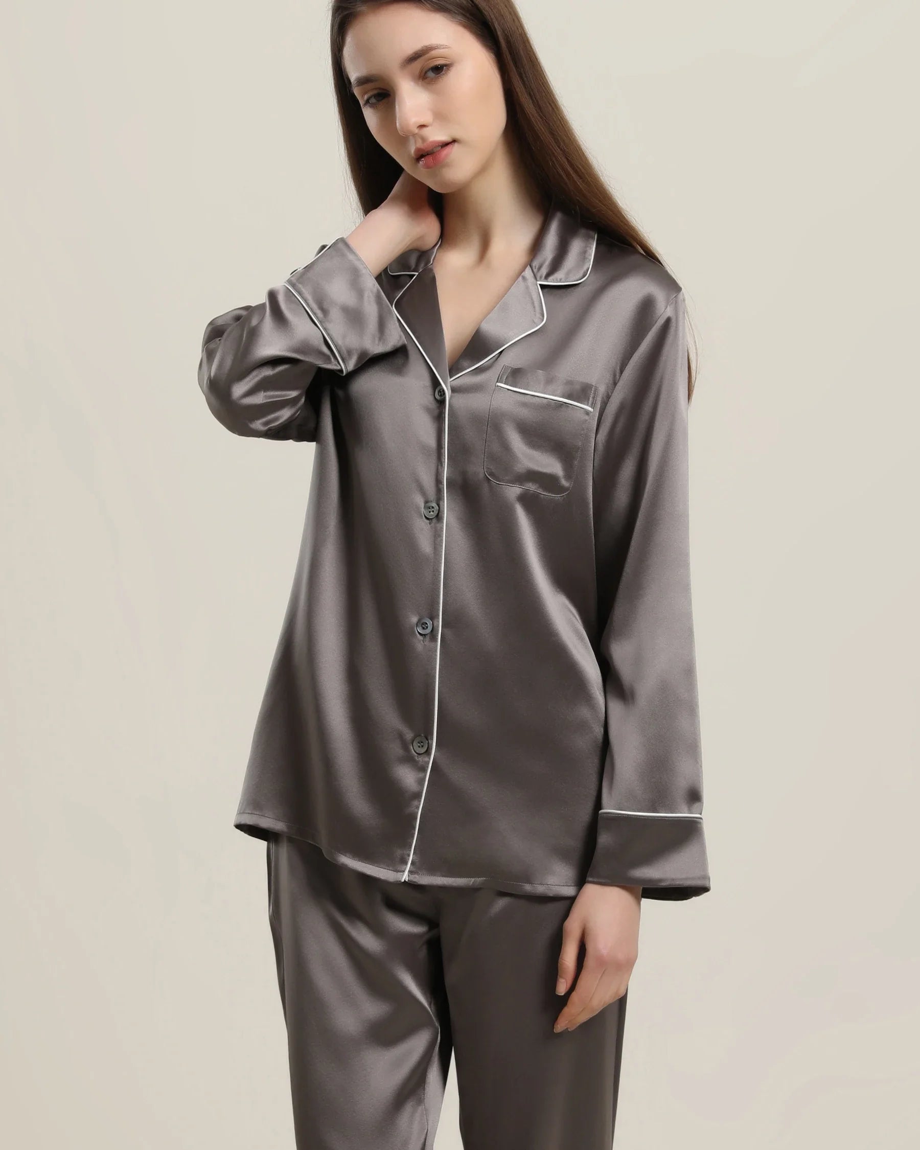 22 Momme Classic Silk Pajamas Set