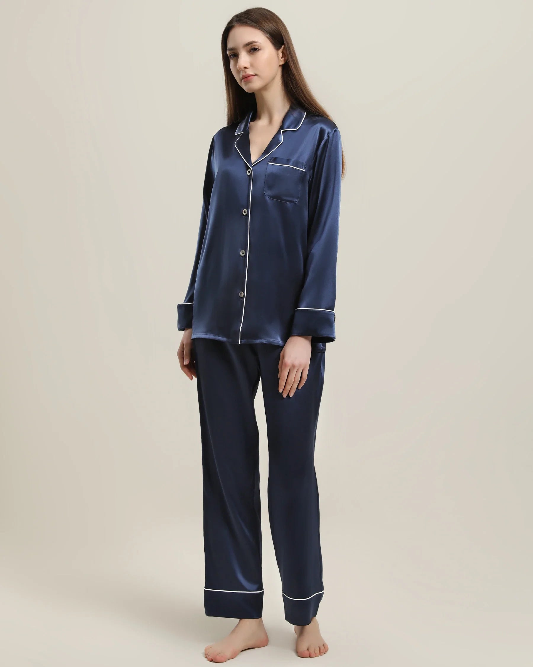 22 Momme Classic Silk Pajamas Set