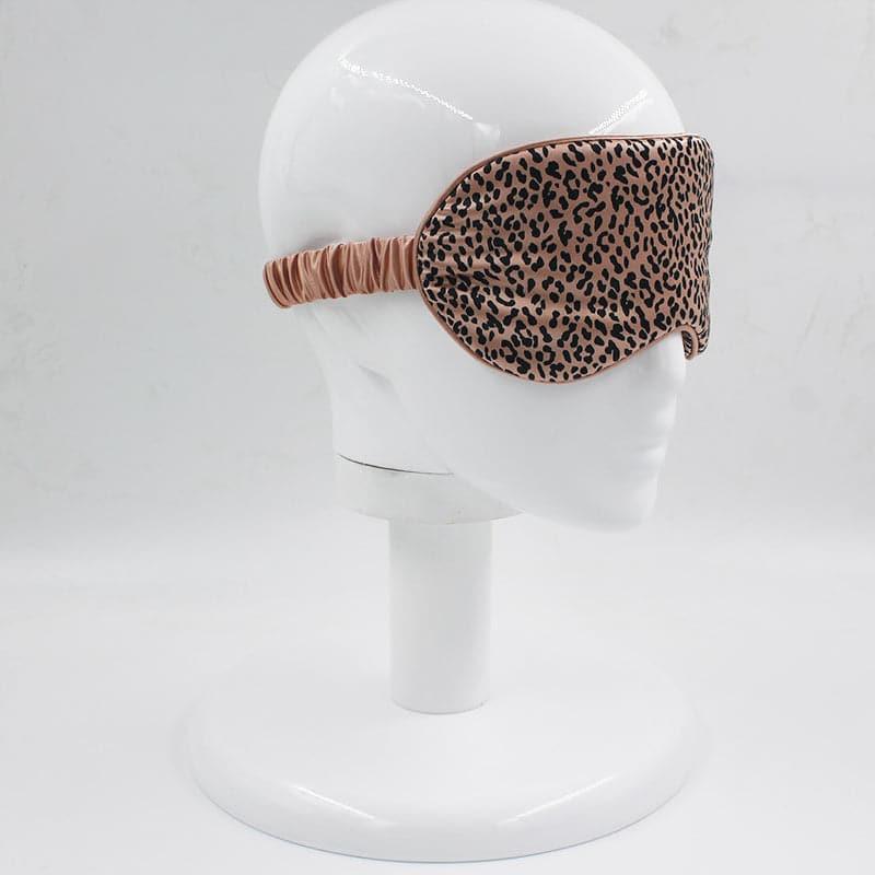 22 Momme Silk Eye Mask Leopard Style