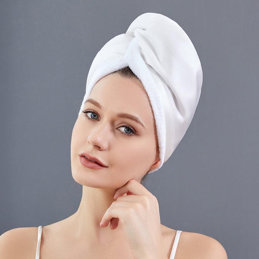 Silk Double-Sided Wear Hair-Drying Cap