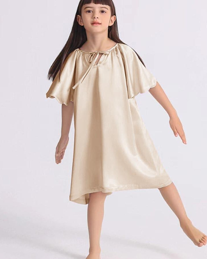 Bat-sleeved Nightdress for Girls