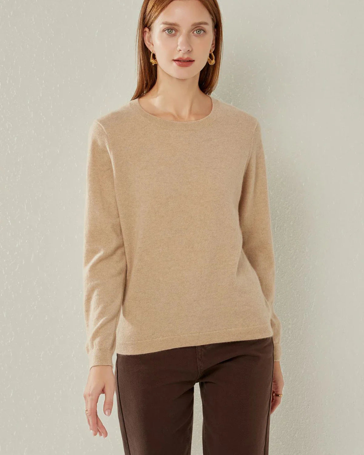 Crewneck Lightweight Cashmere Sweater