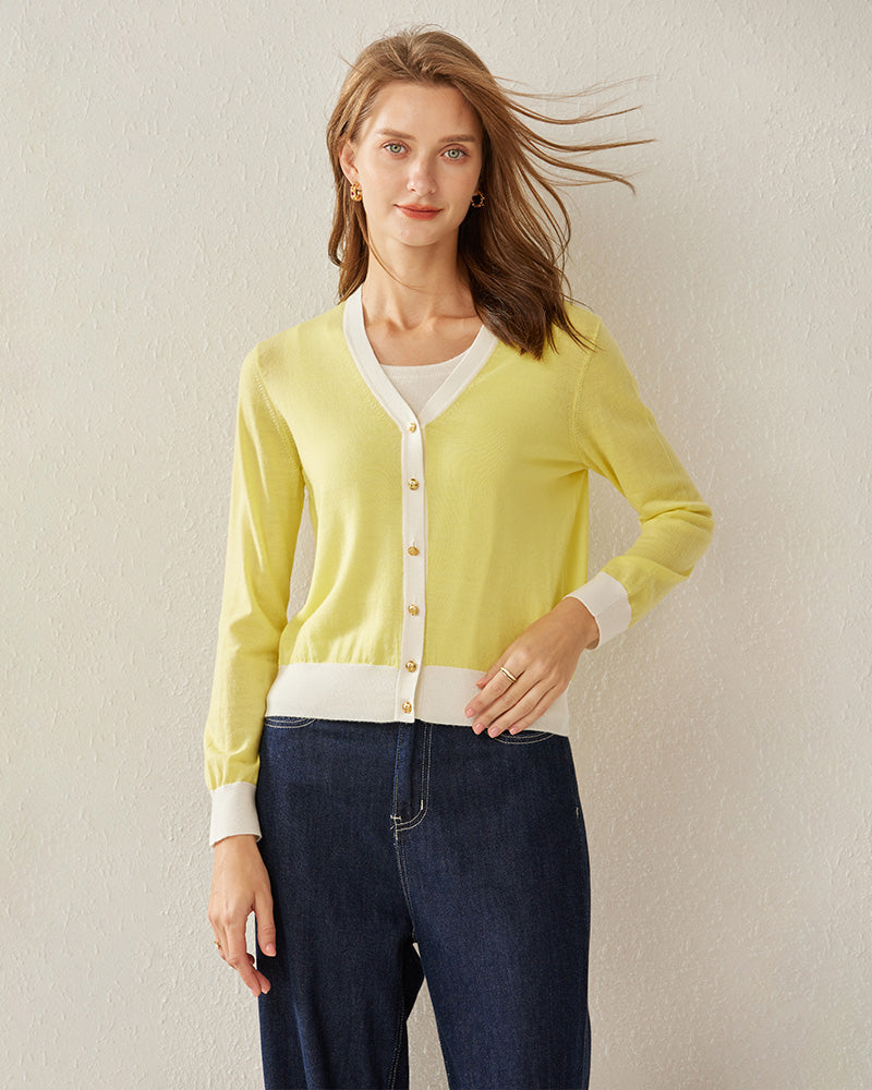 Cropped Women's Cozy Sweater Cardigan