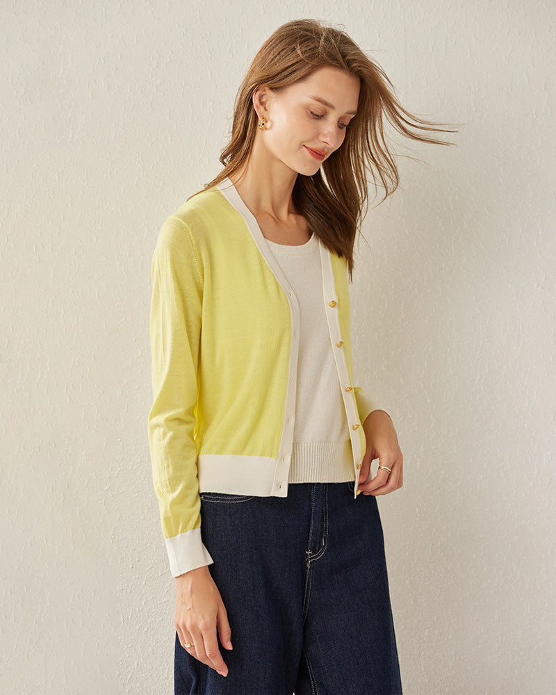 Cropped Women's Cozy Sweater Cardigan