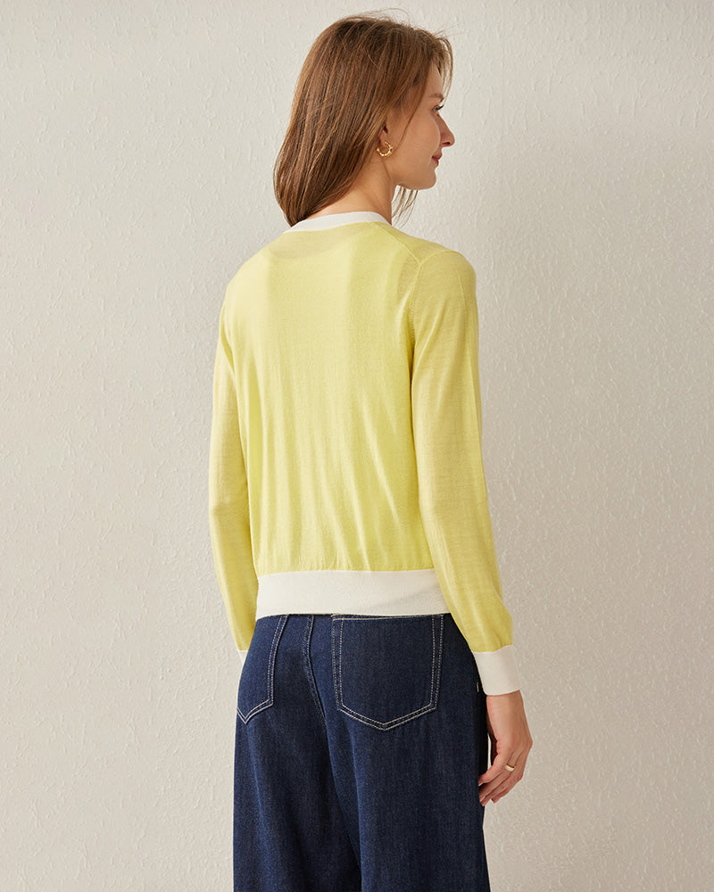 Cropped Women's Cozy Sweater Cardigan