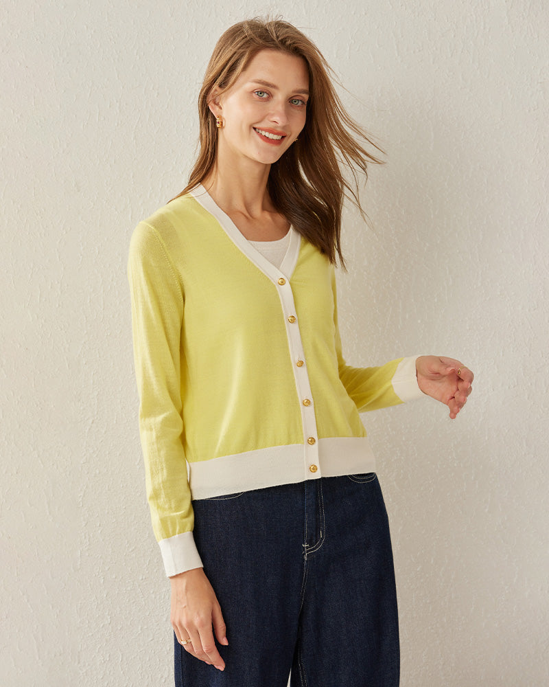 Cropped Women's Cozy Sweater Cardigan