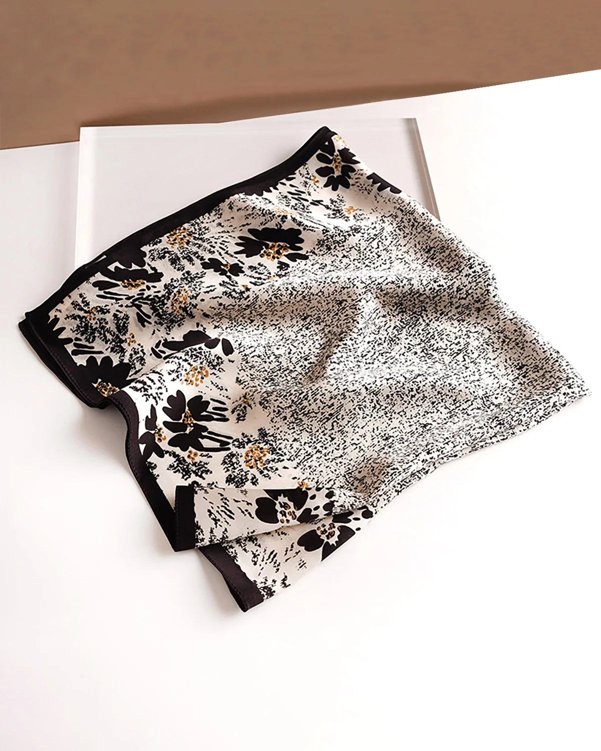 Floral Vintage Silk Scarf