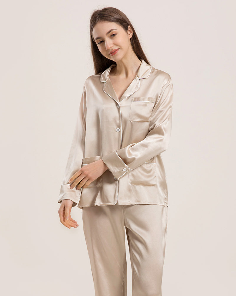 Classic Silk Pajamas For Women