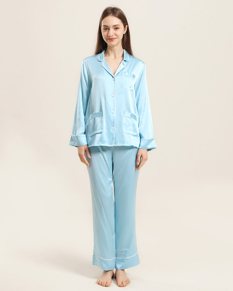 Classic Silk Pajamas For Women