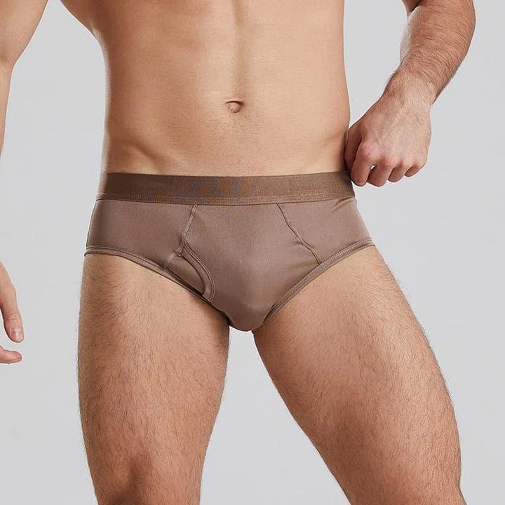 4Pcs Men's Silk Knit Briefs