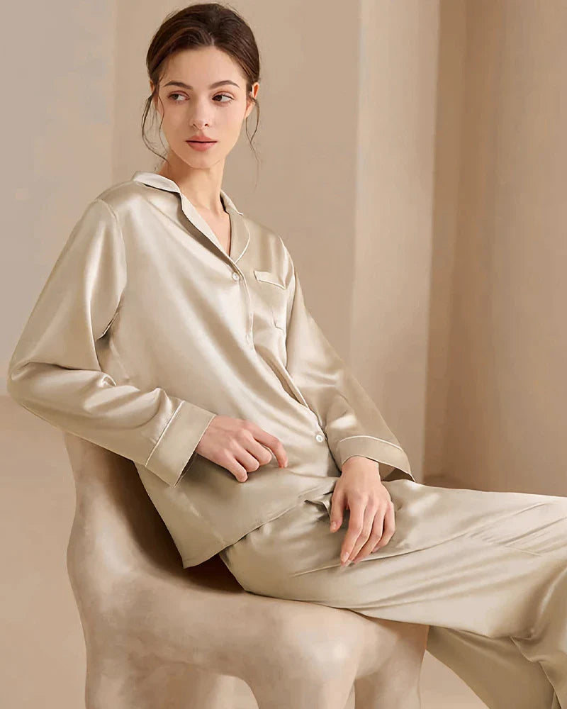 Washable Silk Pajamas for Women