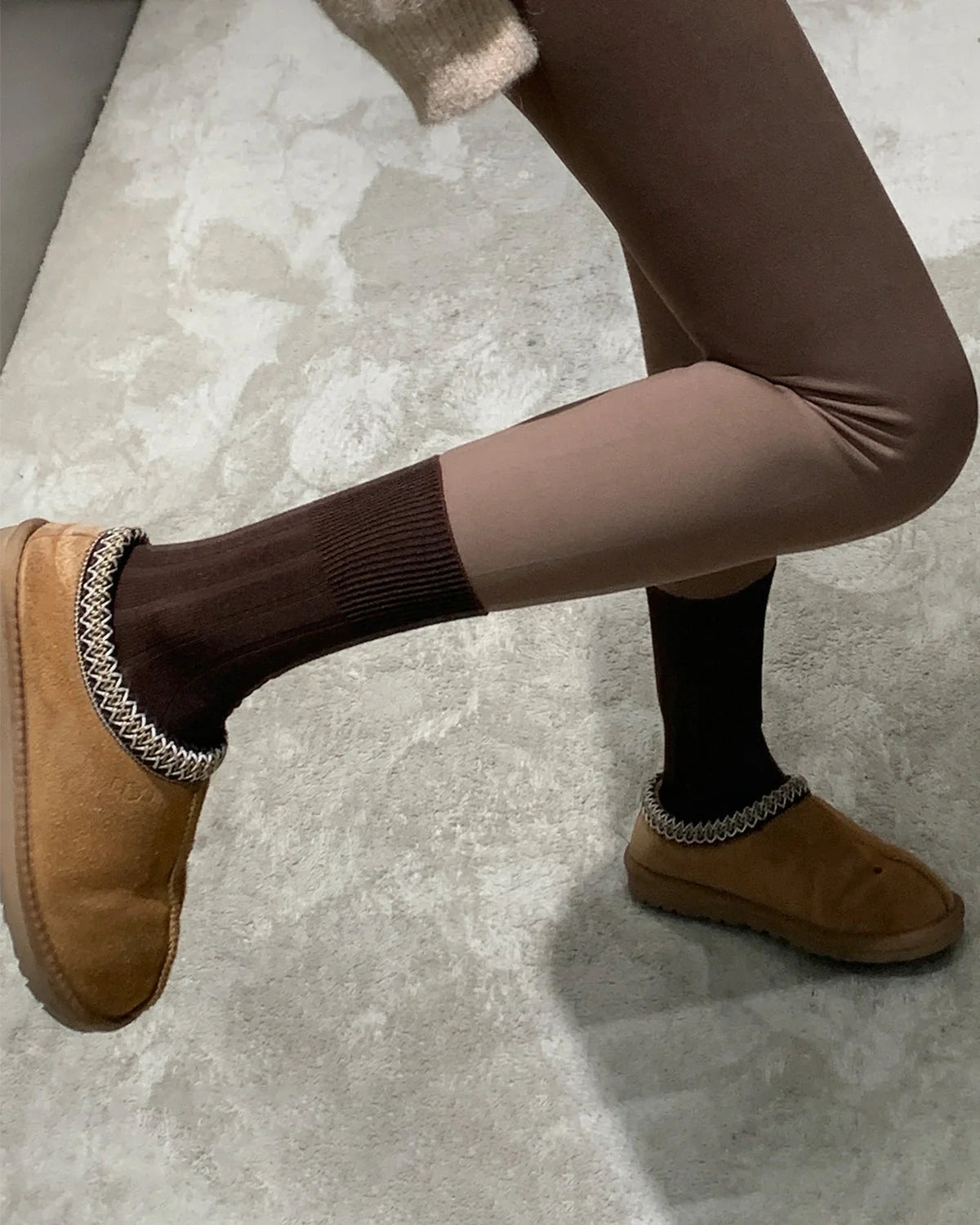 Women Cashmere Modal Blend Crew Socks