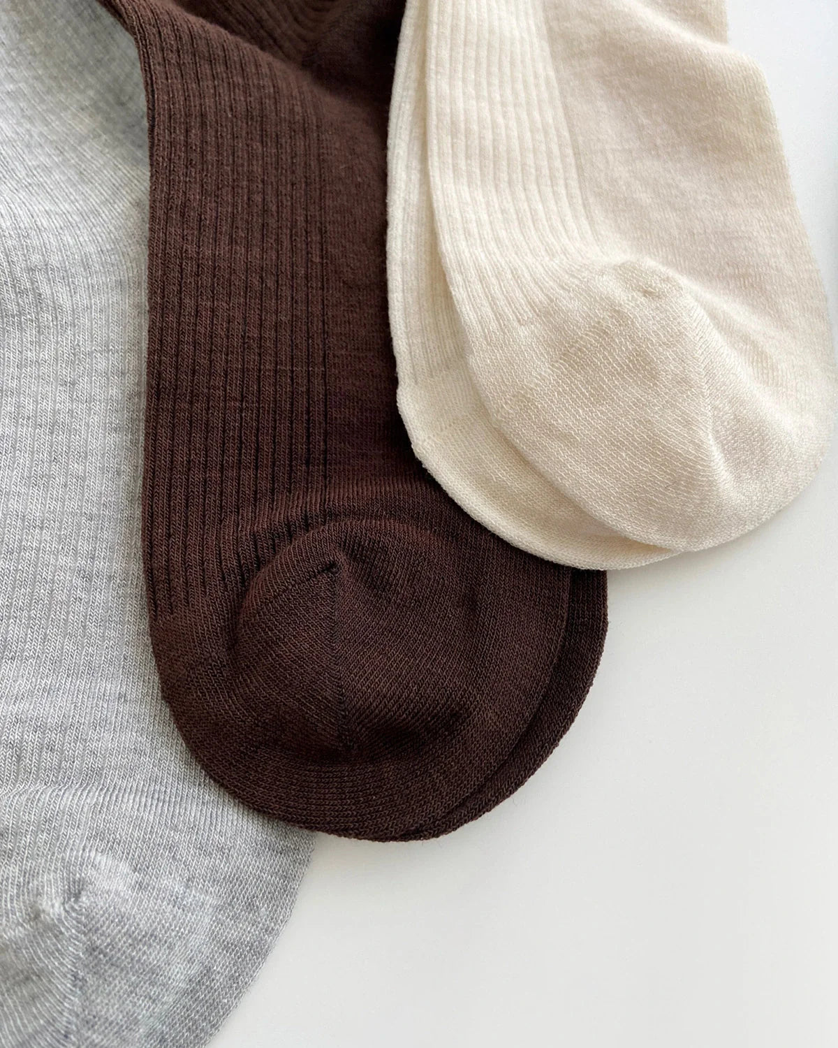 Women Cashmere Modal Blend Ribbed Slouchy Socks