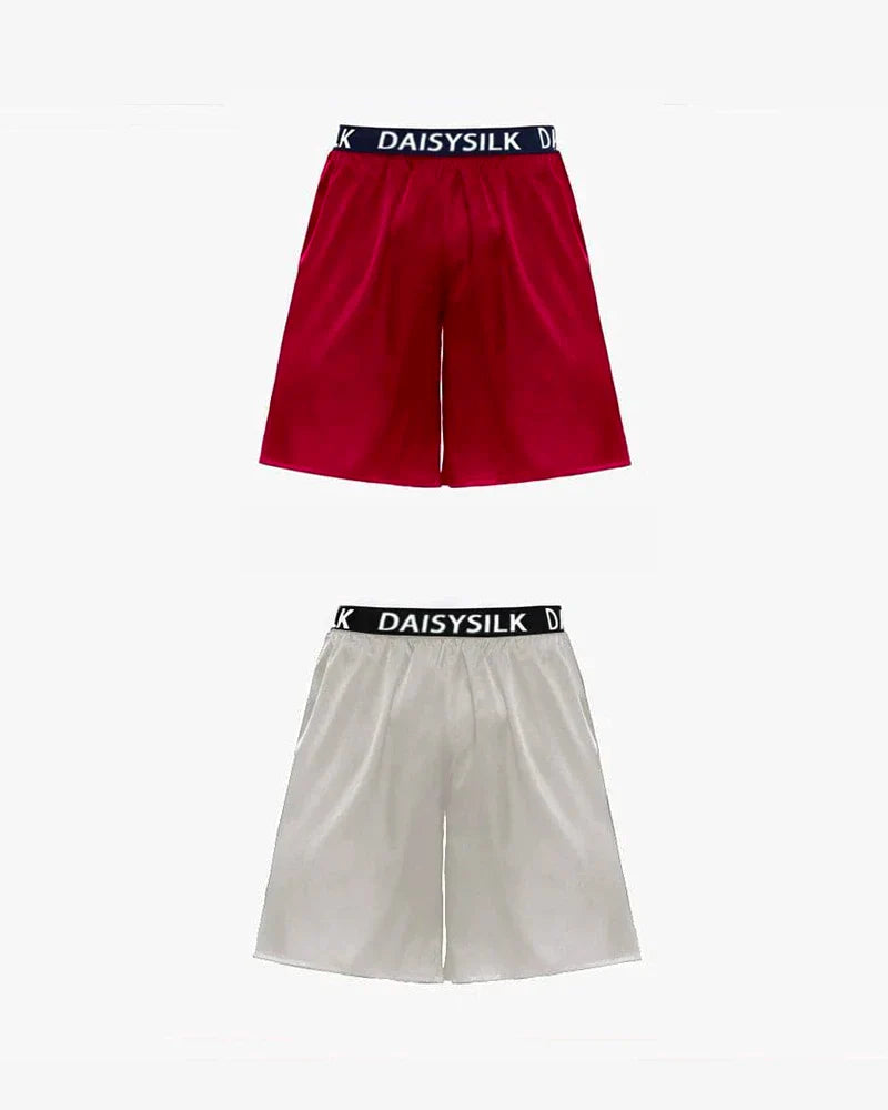 DaisySilk Print Silk Men Shorts Boxers