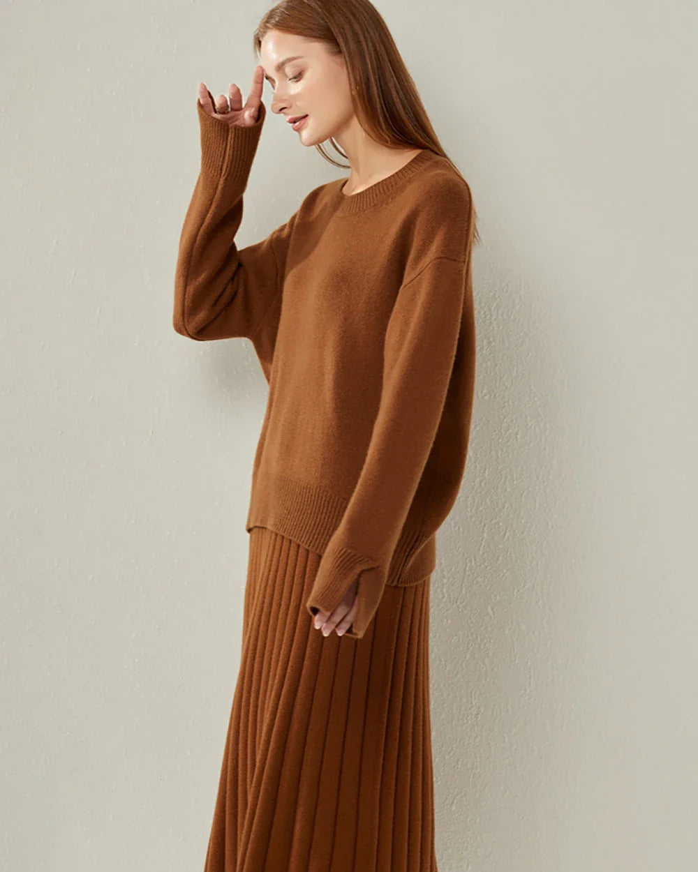 Loft Crew Neck Cashmere Sweater