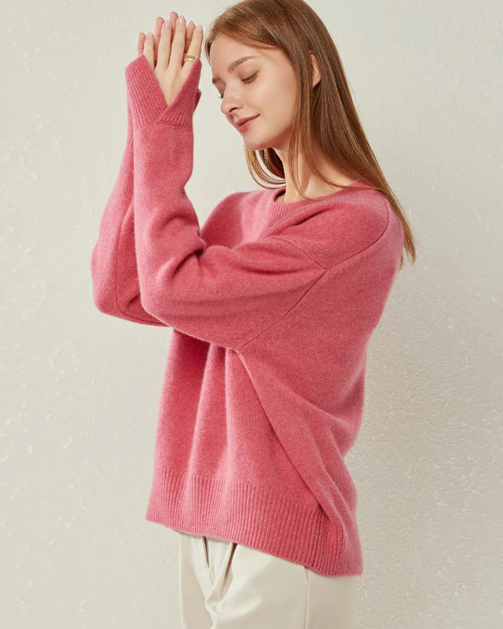 Loft Crew Neck Cashmere Sweater