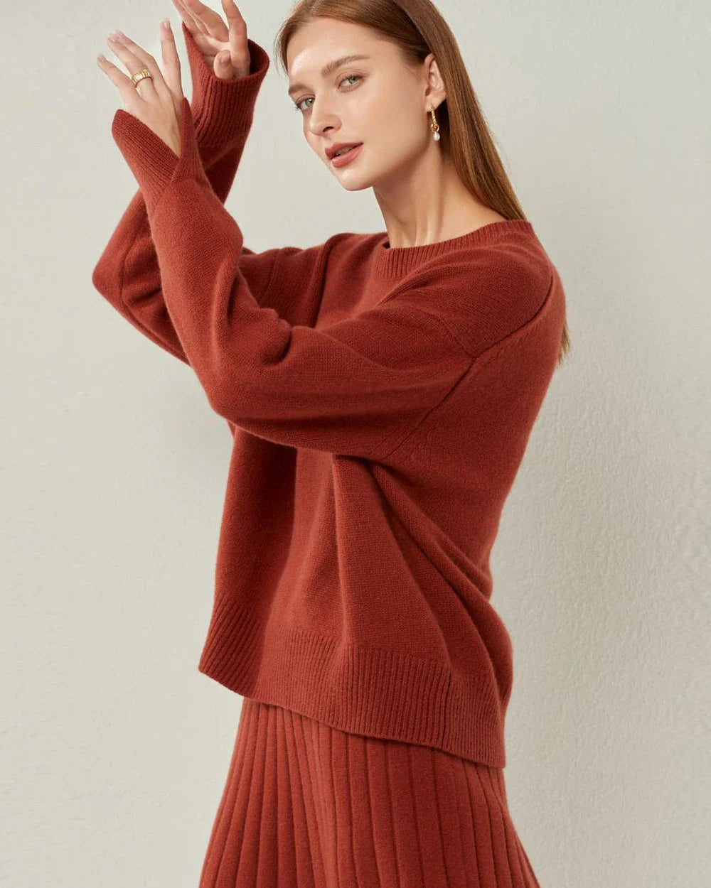 Loft Crew Neck Cashmere Sweater