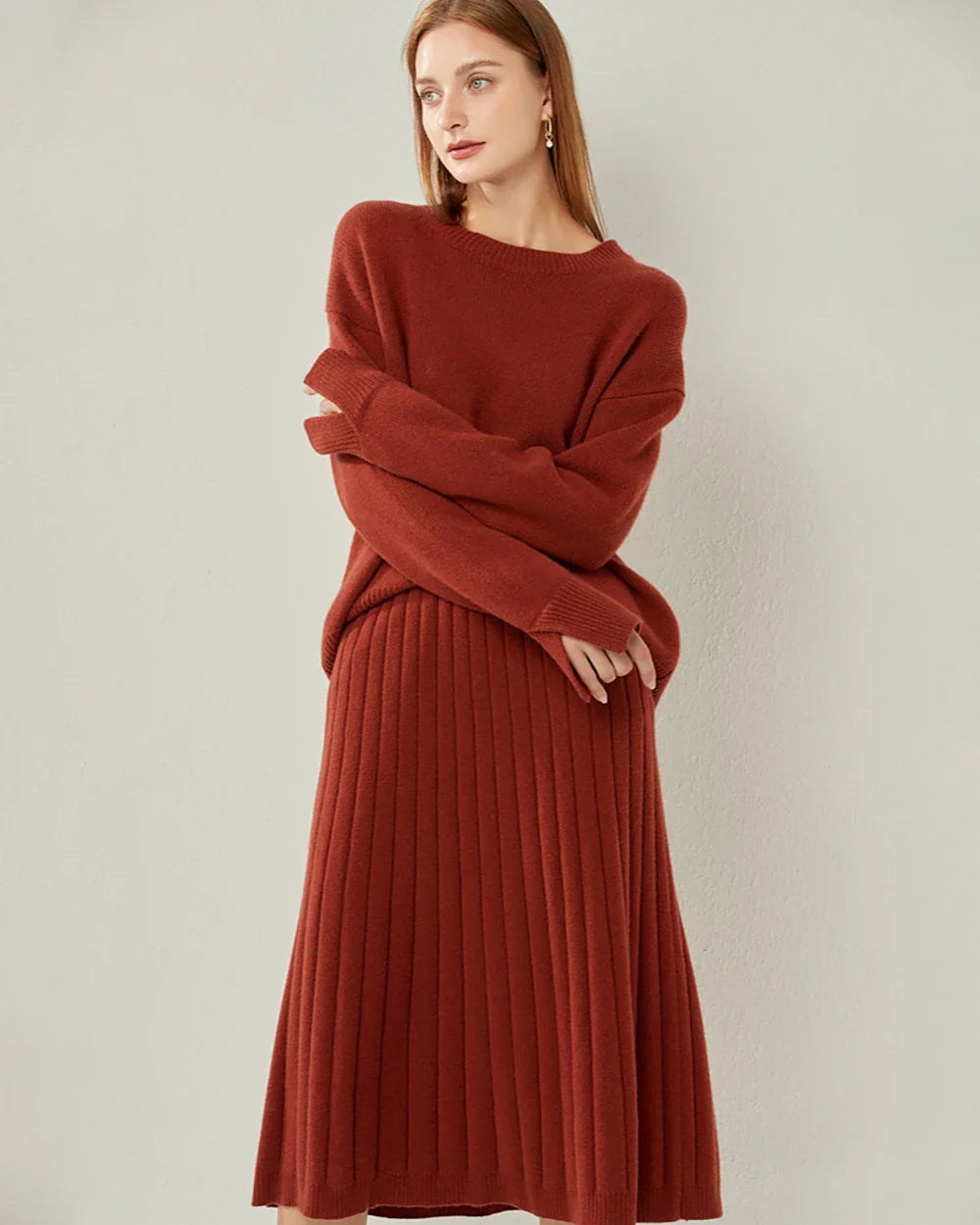 Loft Crew Neck Cashmere Sweater