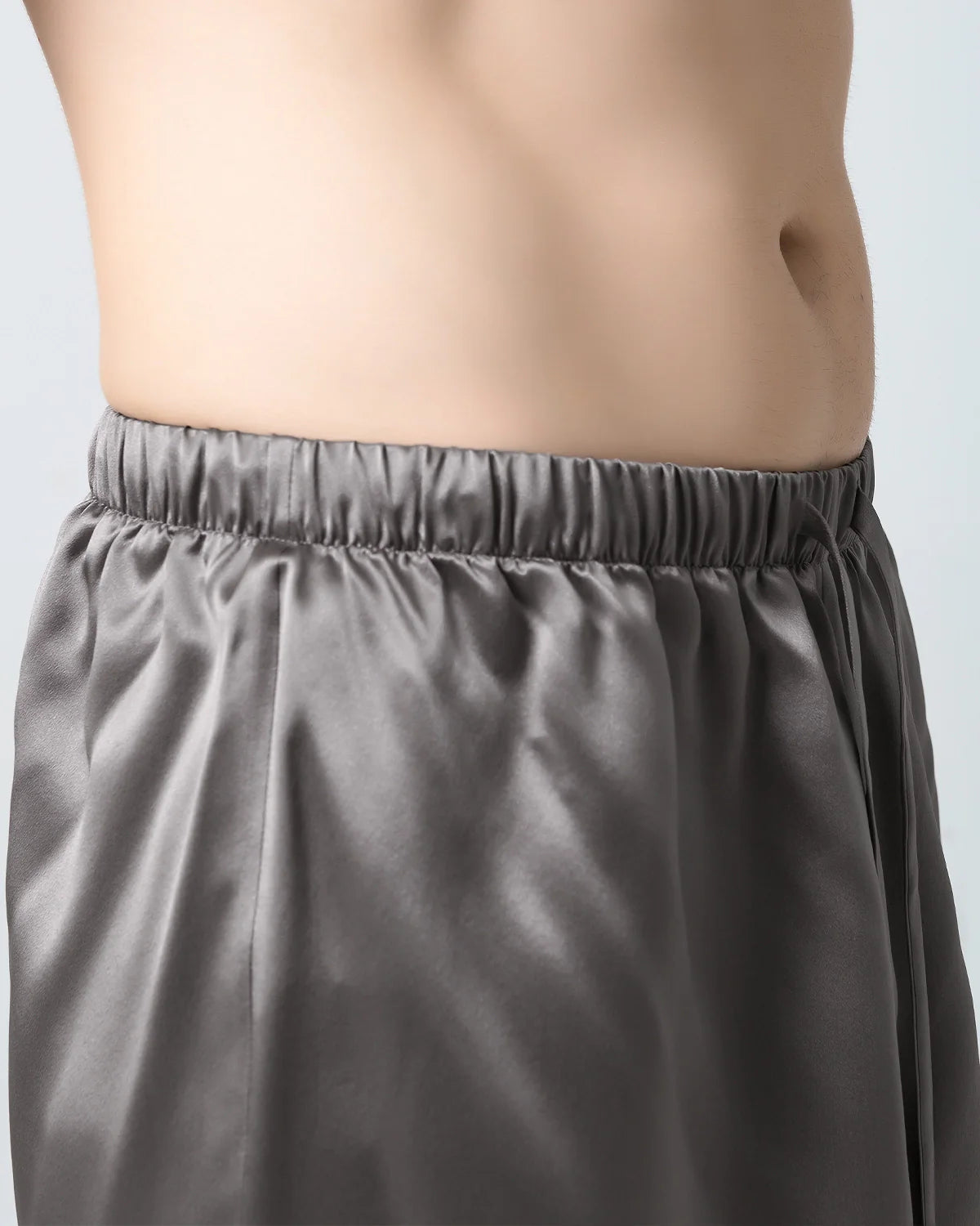 Men's Classic Silk Short Pajamas Set
