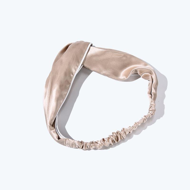Piping Elastic Silk Hair Bands For Ladies
