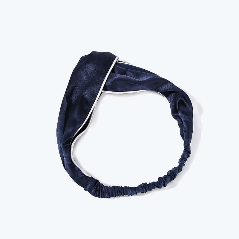 Piping Elastic Silk Hair Bands For Ladies
