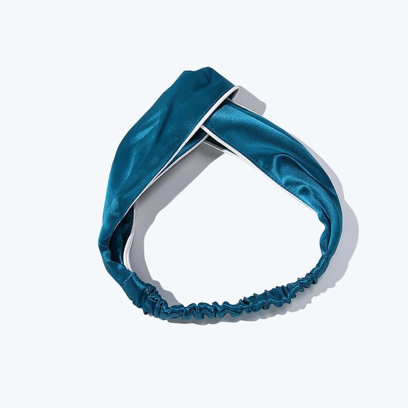 Piping Elastic Silk Hair Bands For Ladies