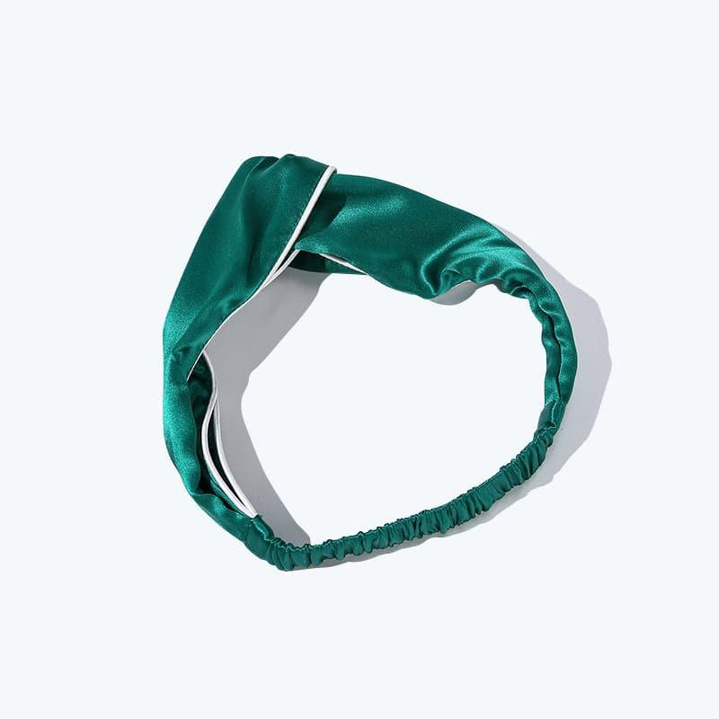 Piping Elastic Silk Hair Bands For Ladies