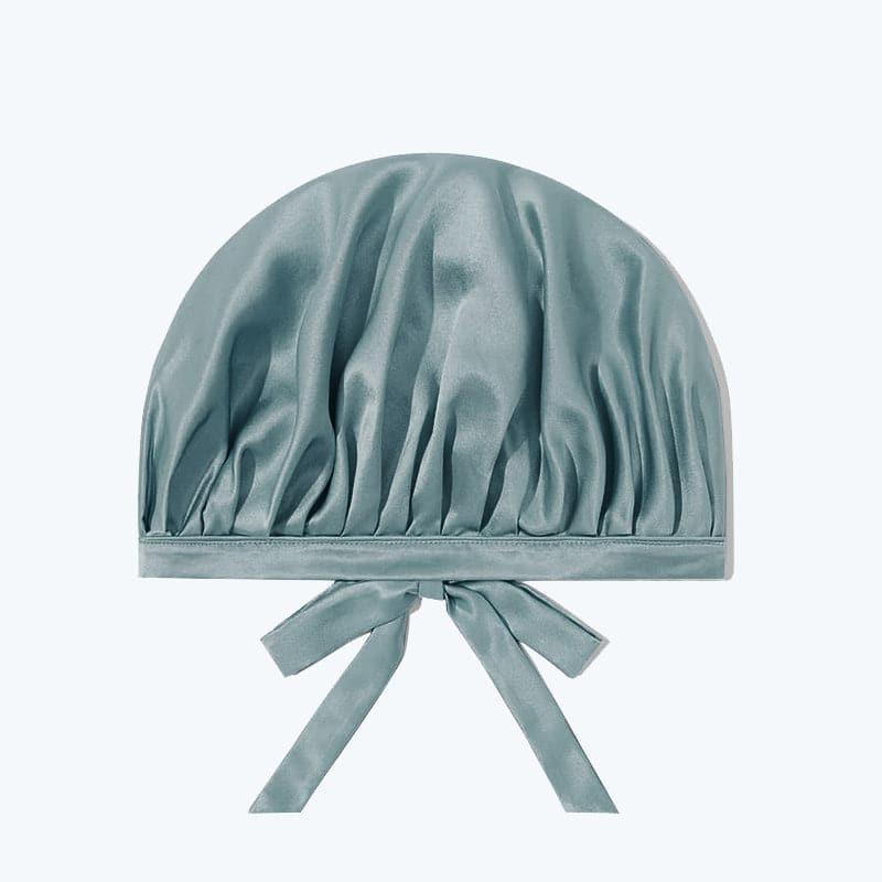 Silk Hair Care Sleep Cap With Bow Knot