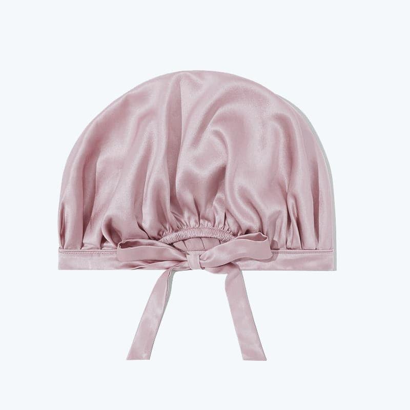 Silk Hair Care Sleep Cap With Bow Knot