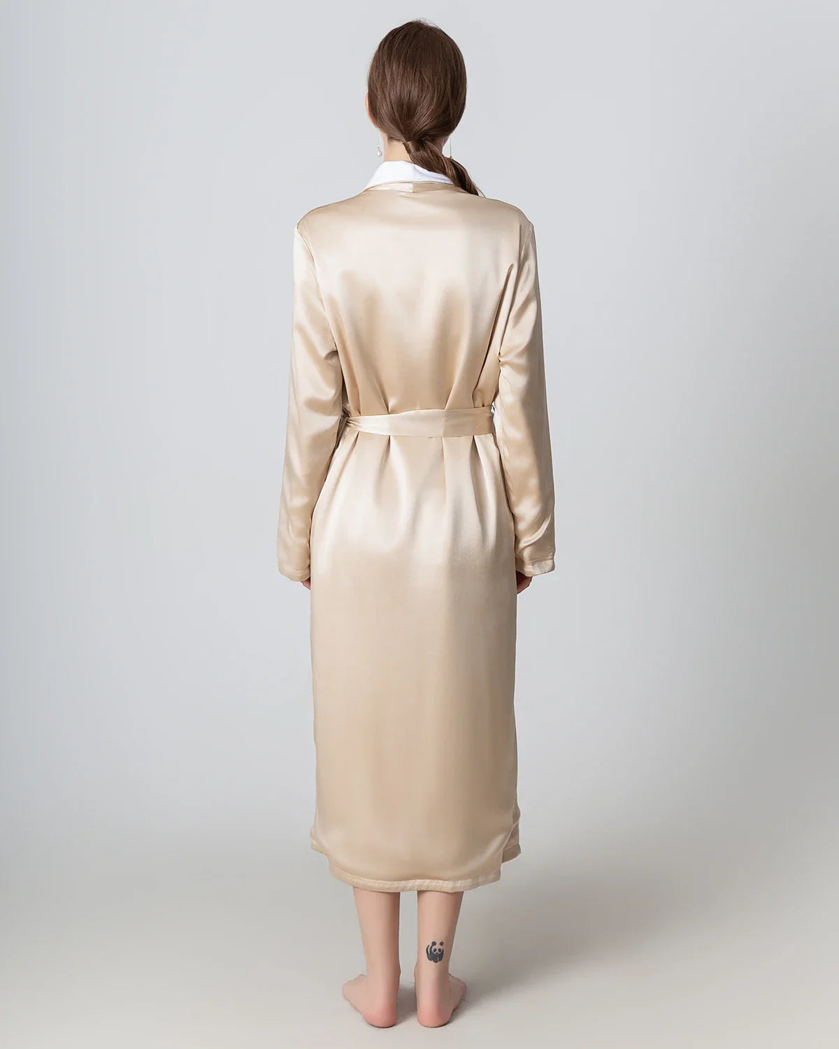 Silk and Velvet Reversible Robe