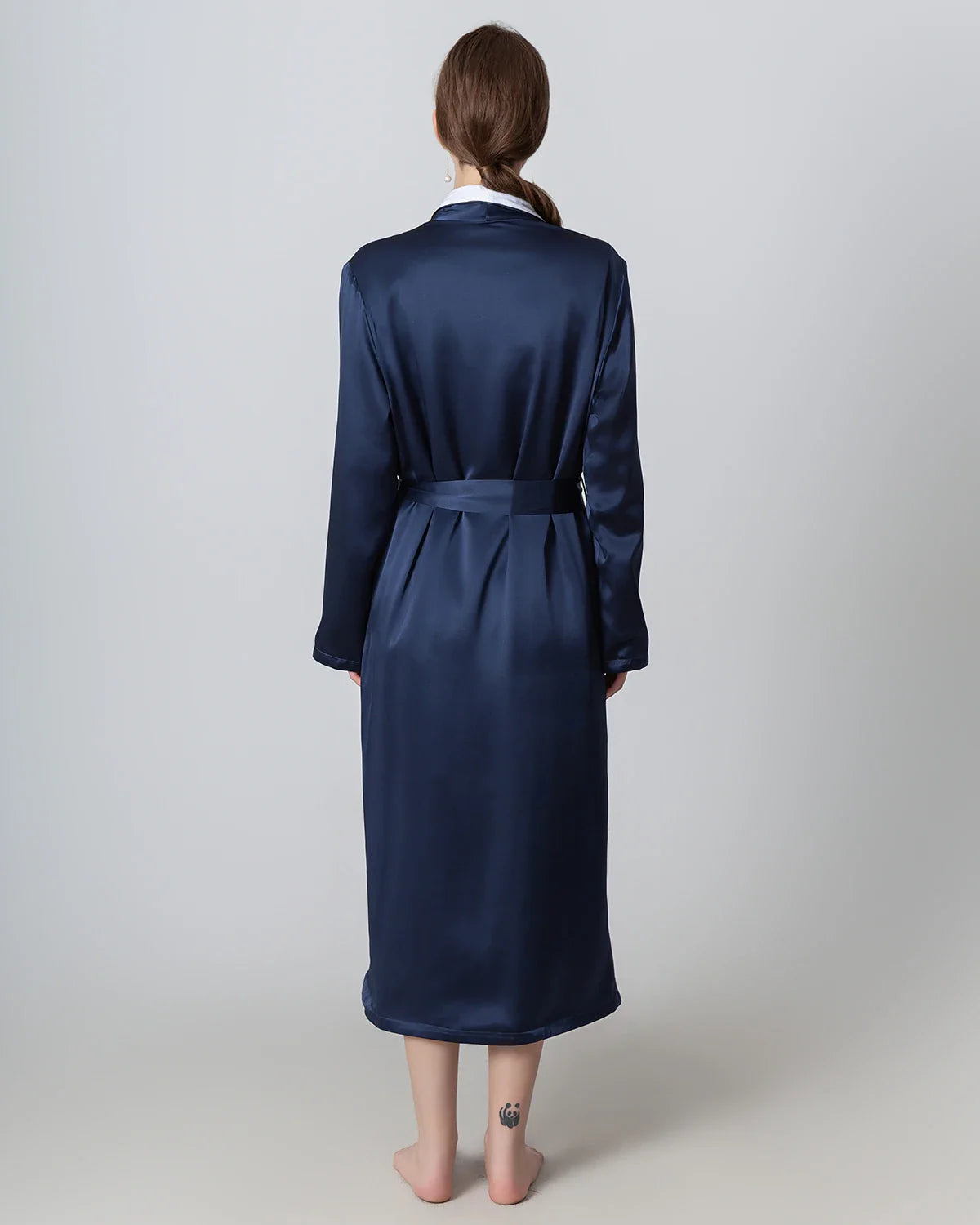 Silk and Velvet Reversible Robe