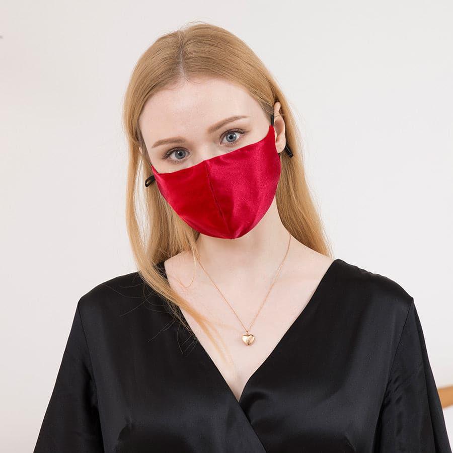 19 Momme Silk Adjustable Design Face Mask