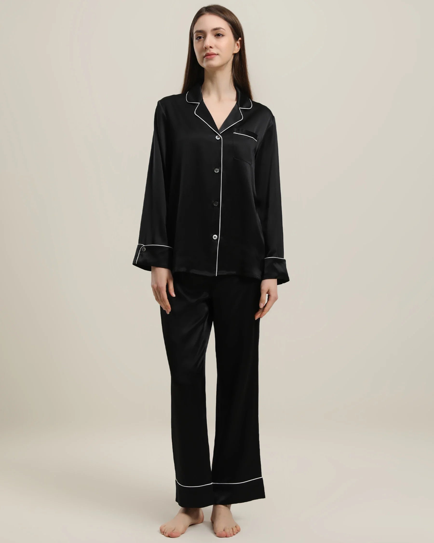 22 Momme Classic Silk Pajamas Set