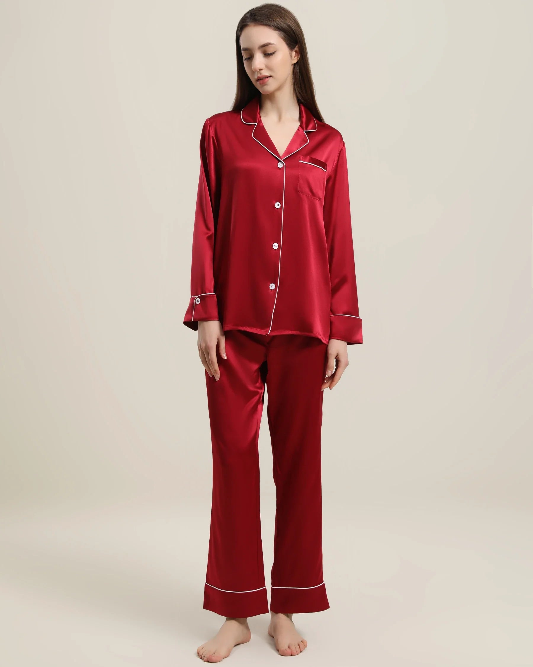 22 Momme Classic Silk Pajamas Set