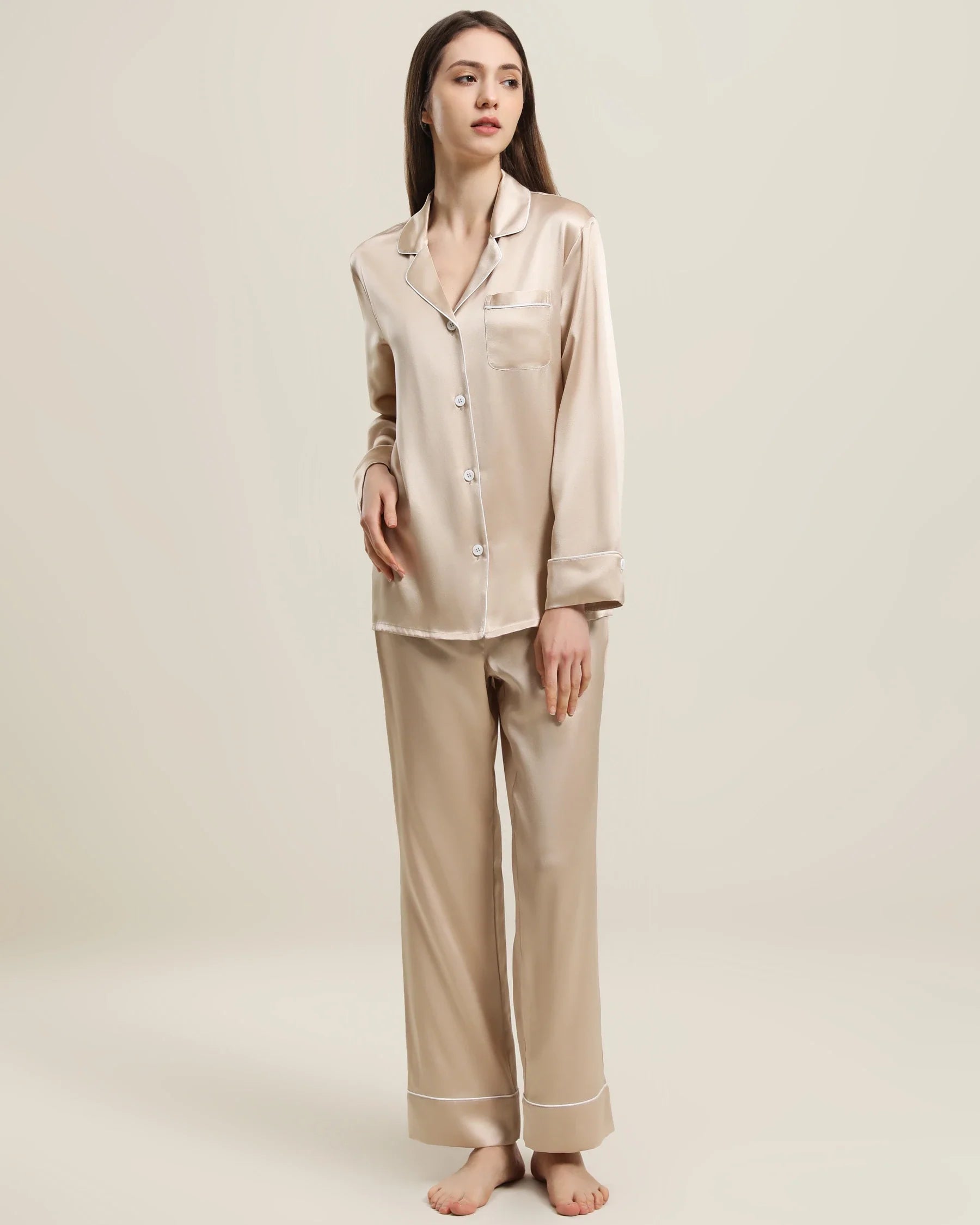 22 Momme Classic Silk Pajamas Set