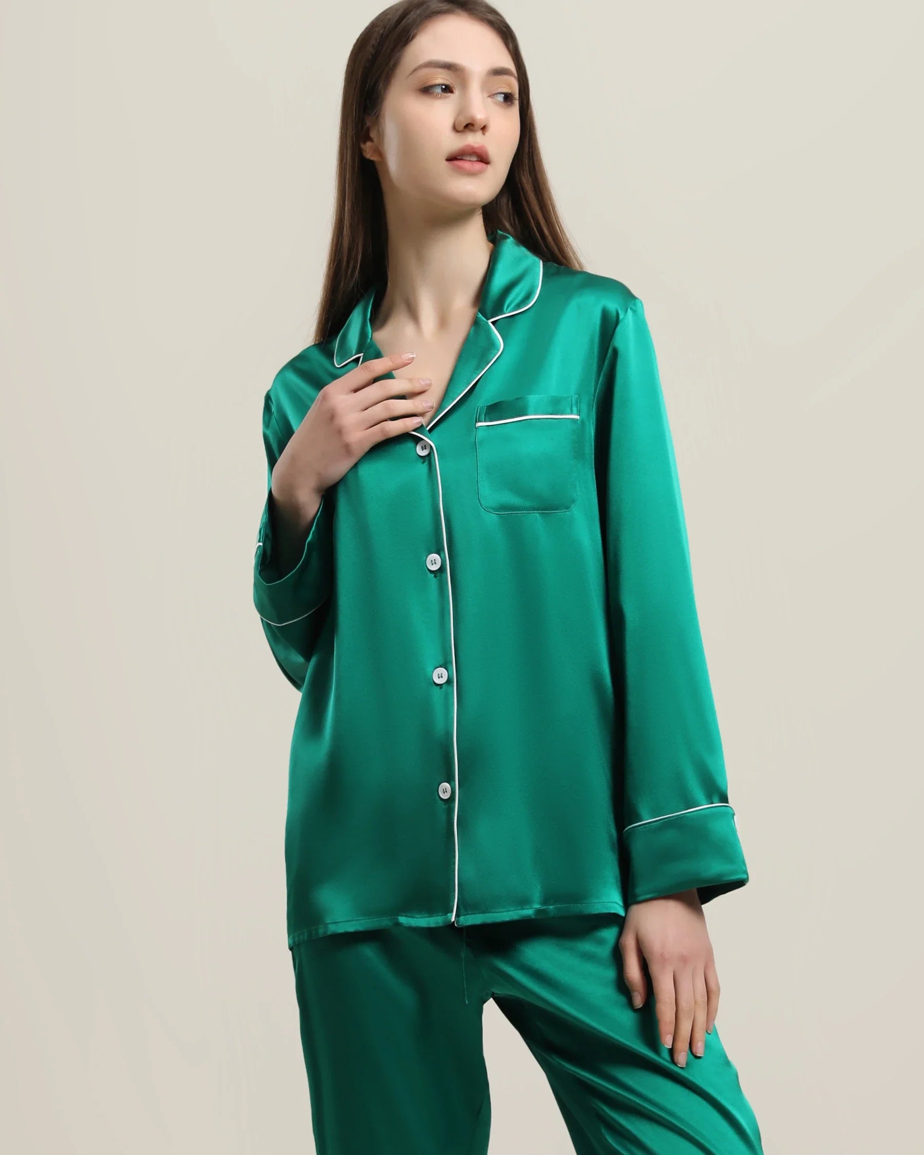 22 Momme Classic Silk Pajamas Set