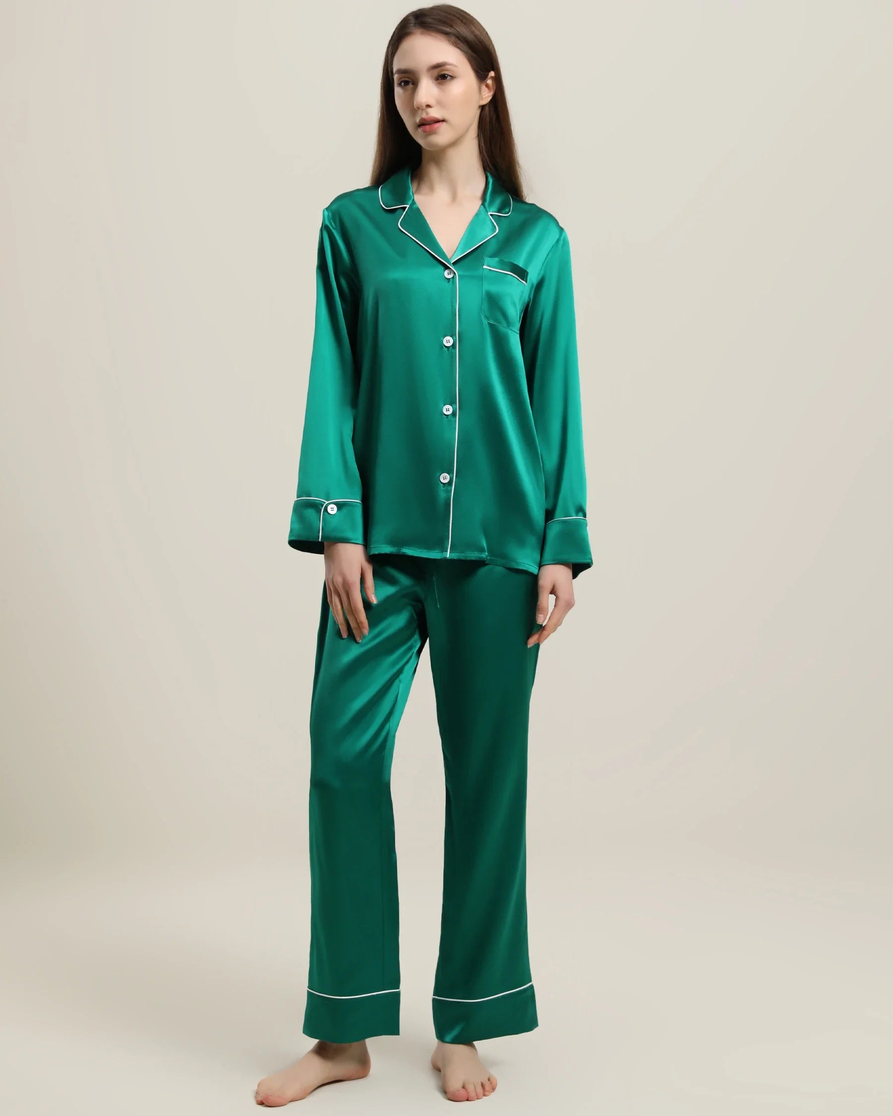 22 Momme Classic Silk Pajamas Set