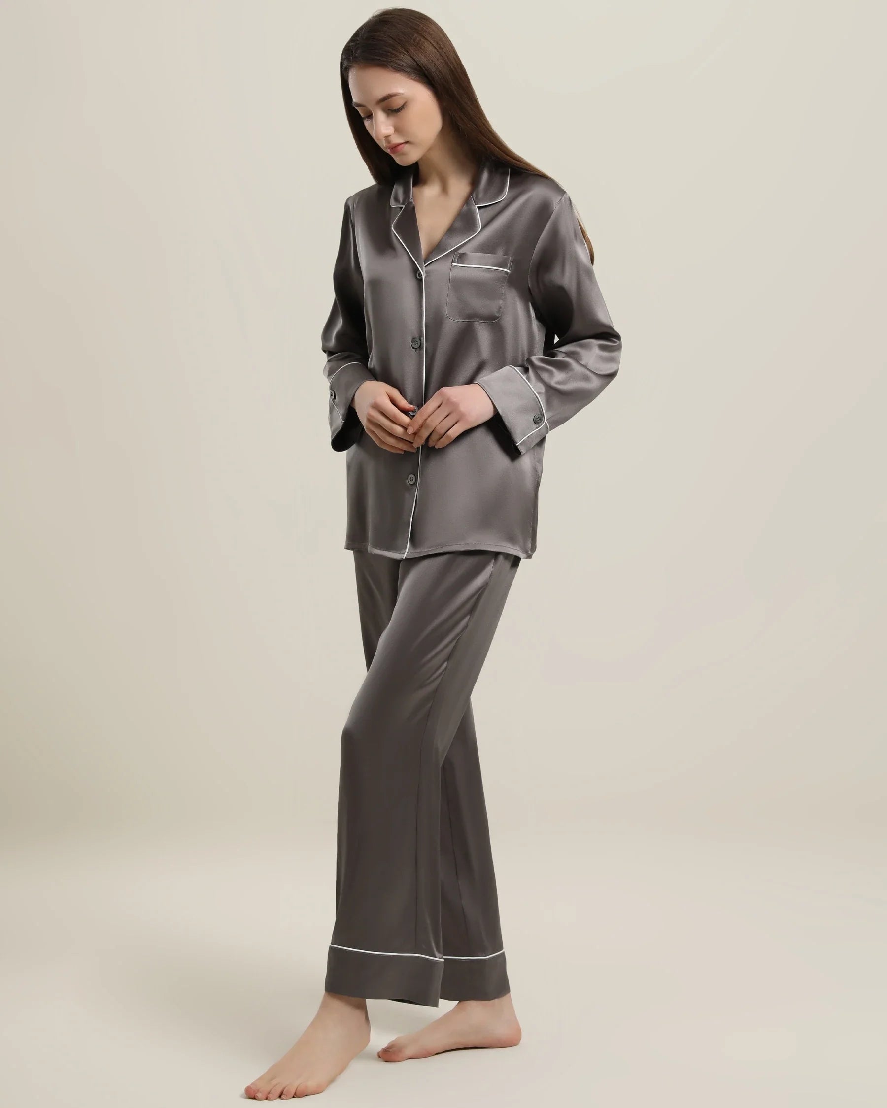22 Momme Classic Silk Pajamas Set