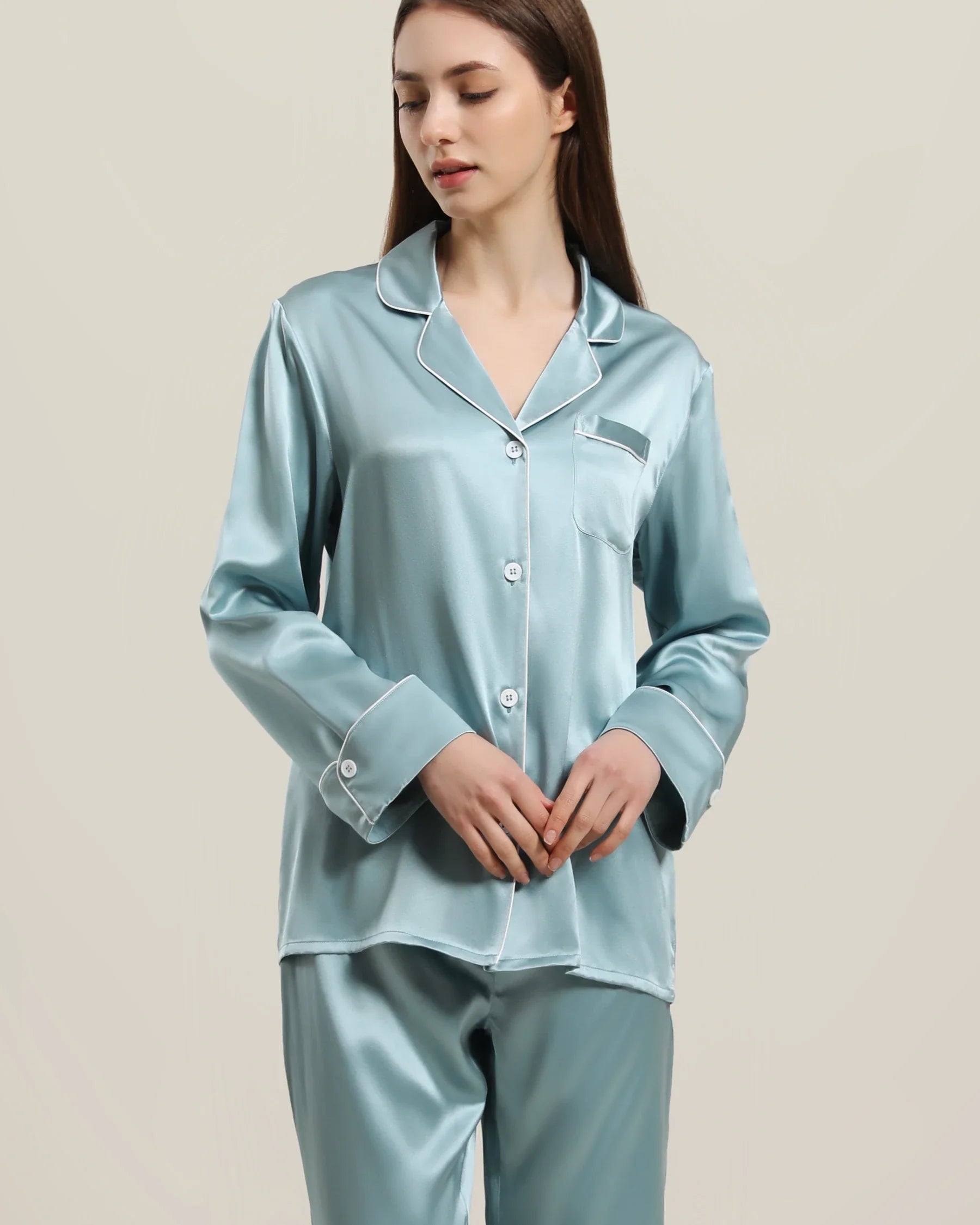 22 Momme Classic Silk Pajamas Set