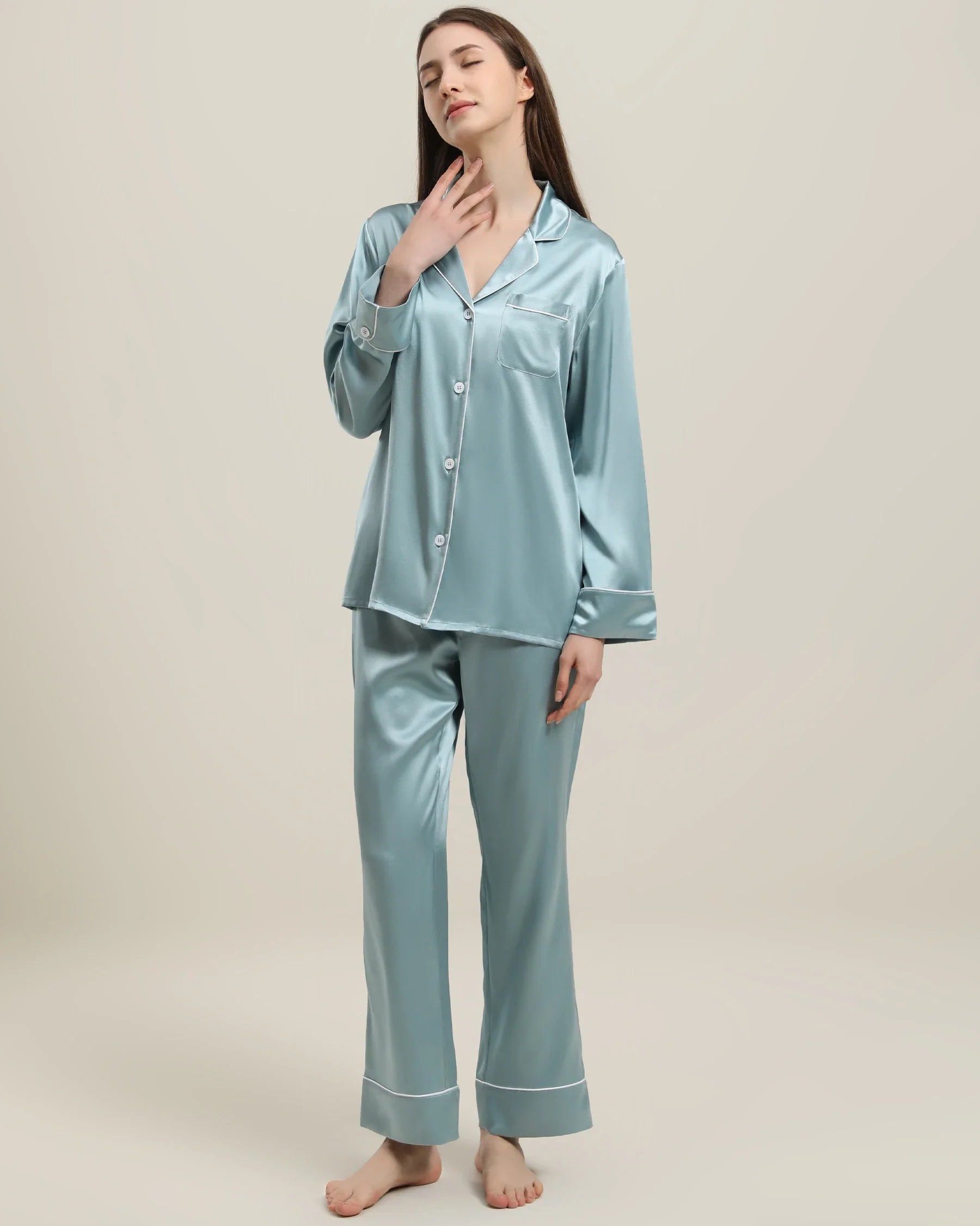 22 Momme Classic Silk Pajamas Set