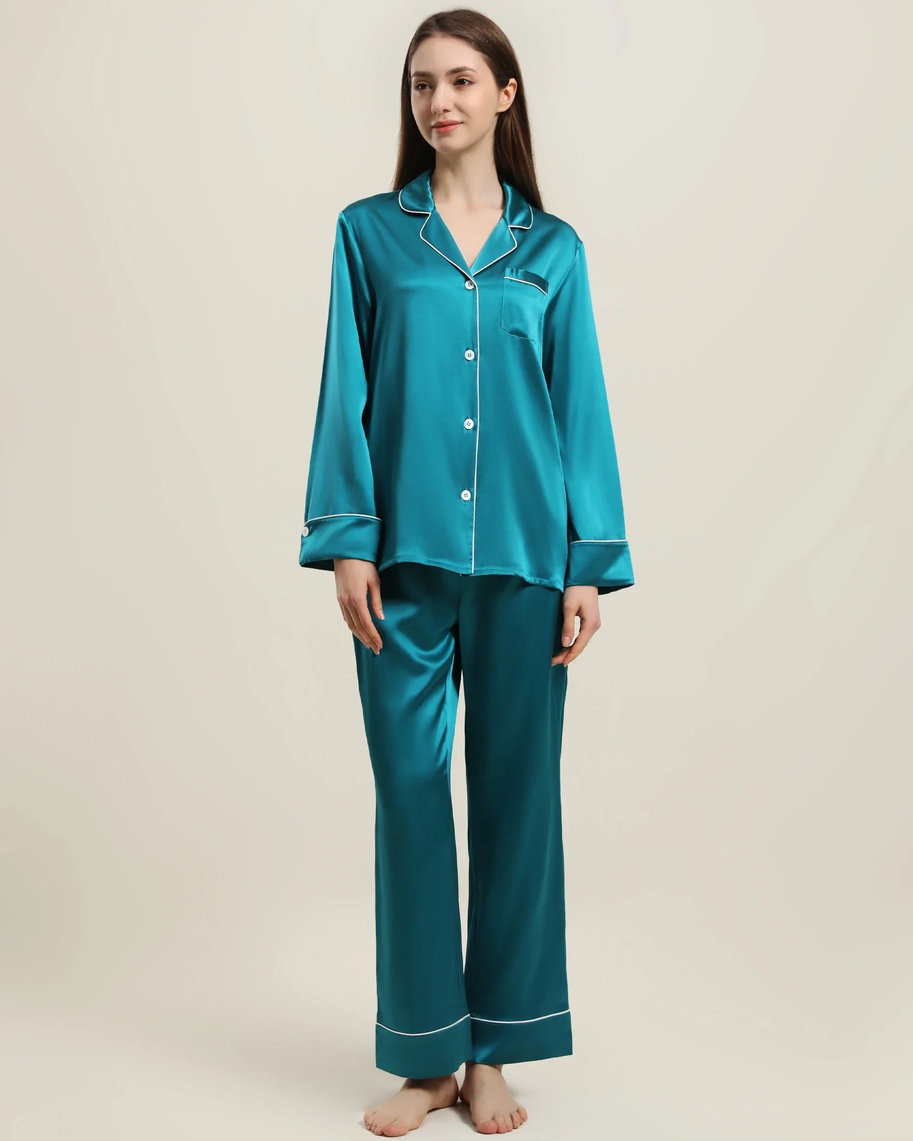 22 Momme Classic Silk Pajamas Set