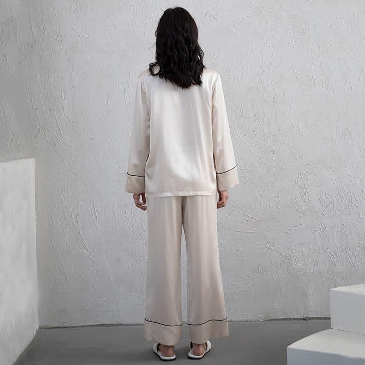 22 Momme Classic Long Silk Pajamas