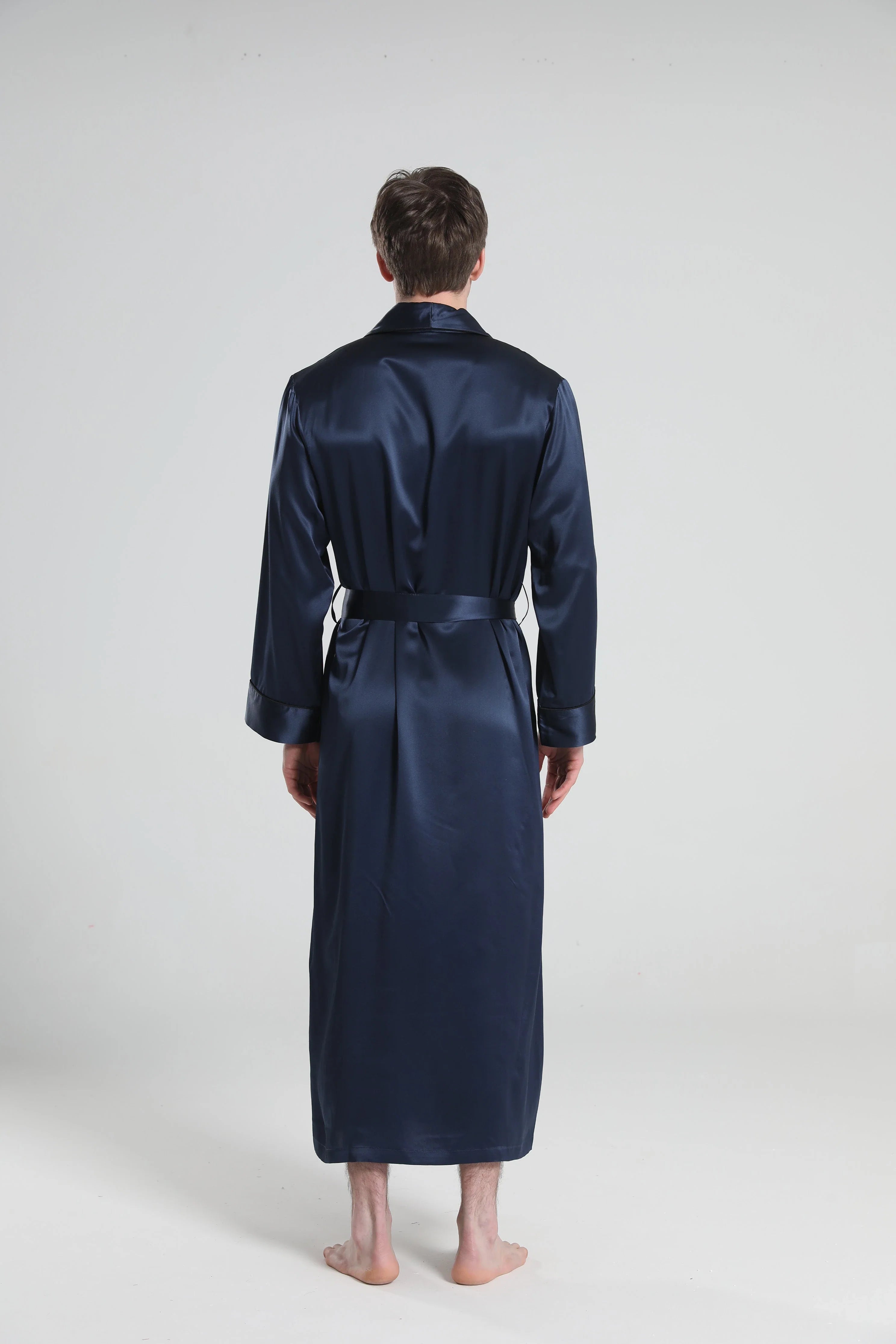 22 Momme Silk Robe Pajamas For Men