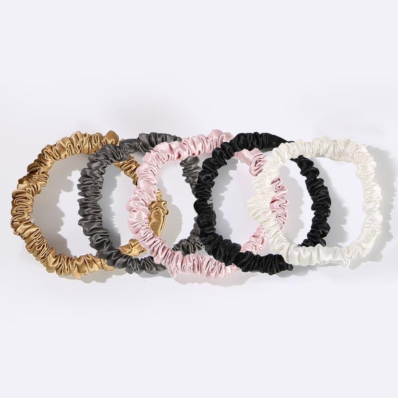 22 Momme Silk Skinny Scrunchie