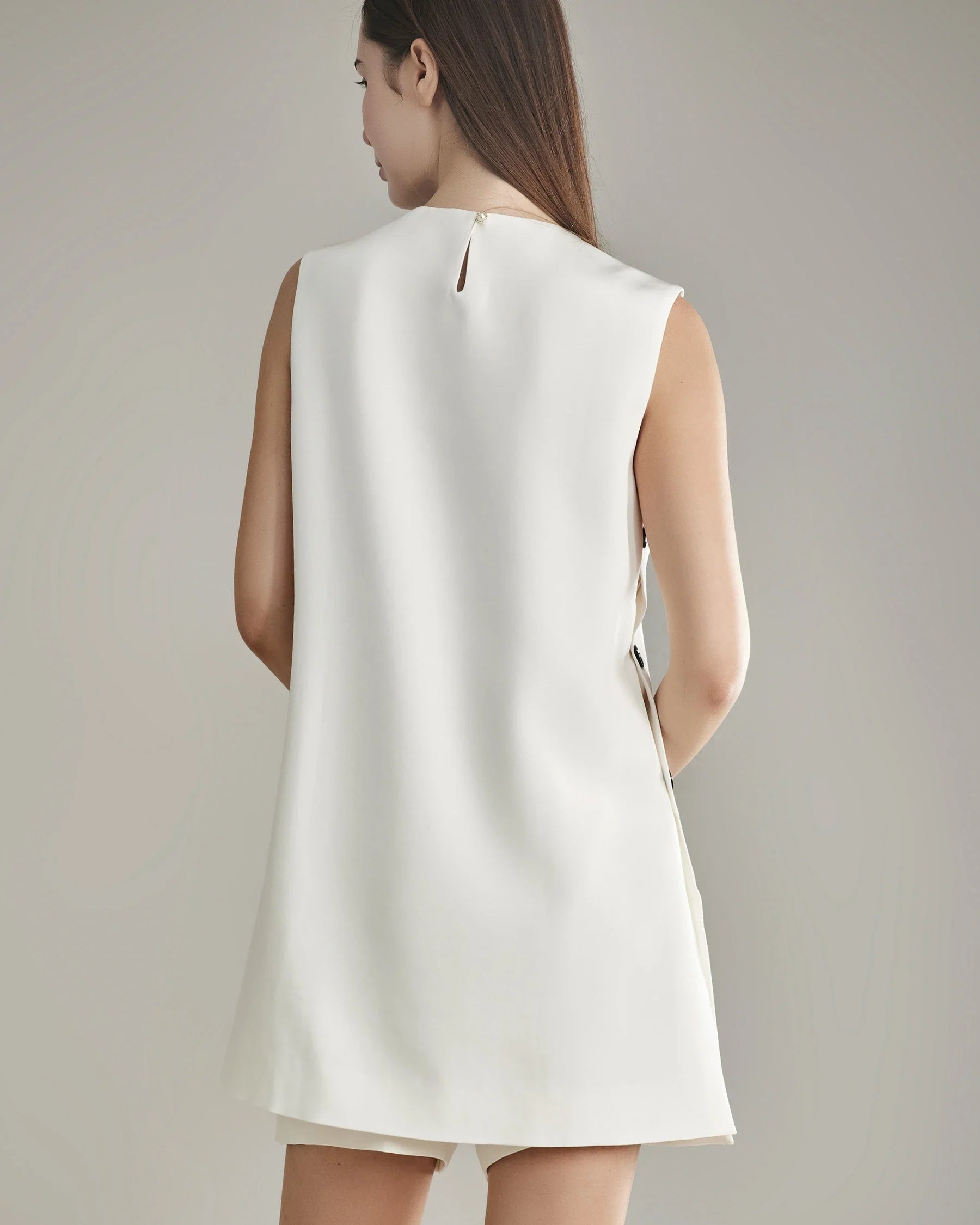 40 Momme Silk Tank Mini Dress and Shorts Set